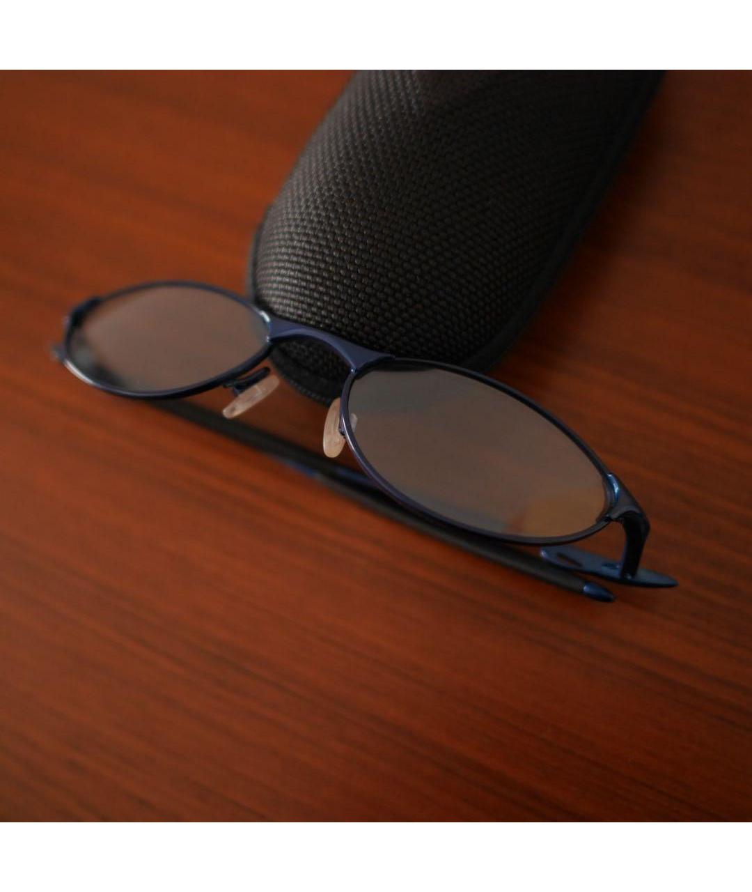 OAKLEY Темно-синие металлические солнцезащитные очки, фото 7