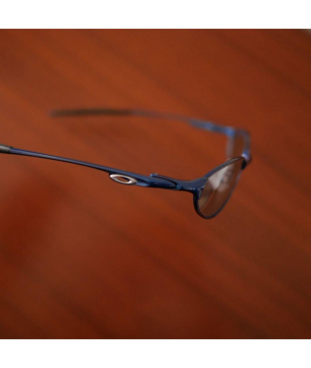 OAKLEY Темно-синие металлические солнцезащитные очки, фото 3