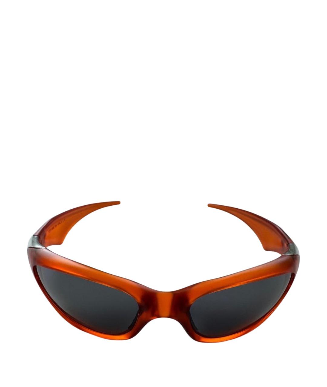 OAKLEY Оранжевые пластиковые солнцезащитные очки, фото 1