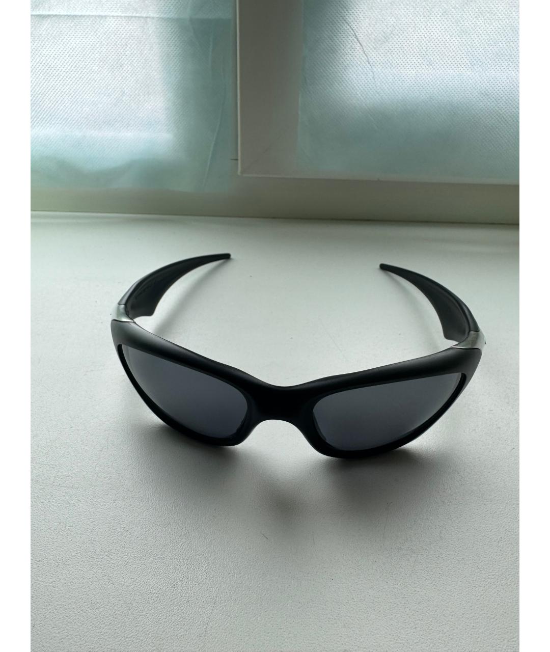 OAKLEY Черные пластиковые солнцезащитные очки, фото 5