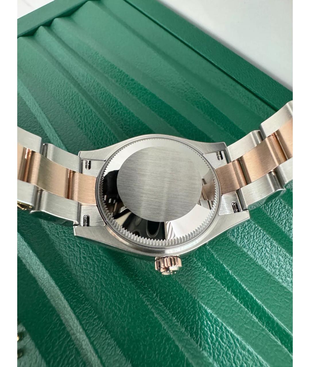 ROLEX Серебряные часы из розового золота, фото 2