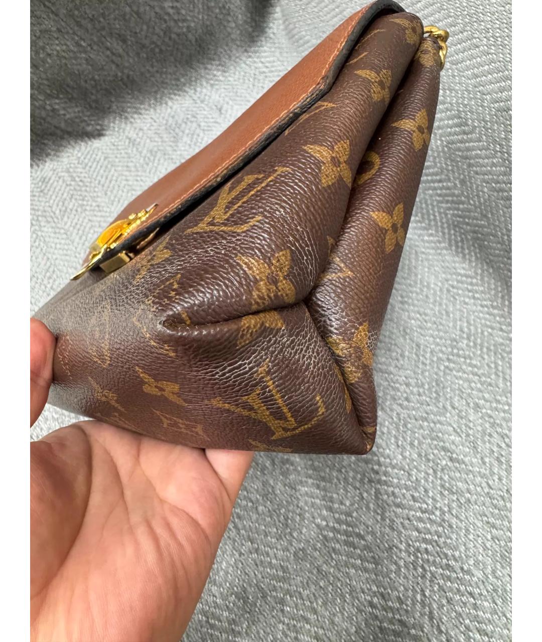 LOUIS VUITTON Коричневая сумка через плечо, фото 5