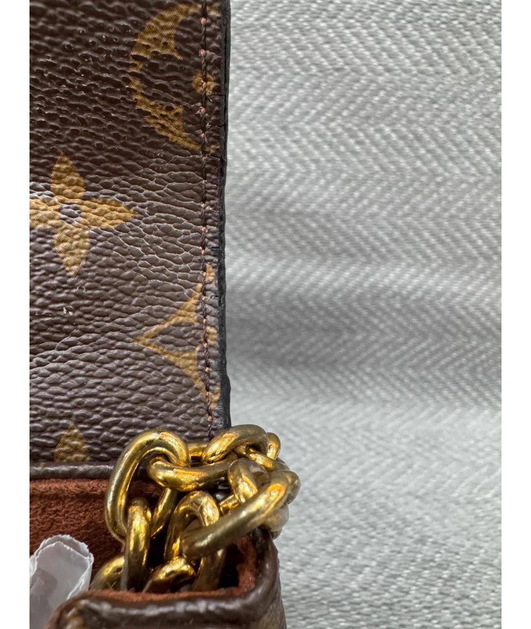 LOUIS VUITTON Коричневая сумка через плечо, фото 8