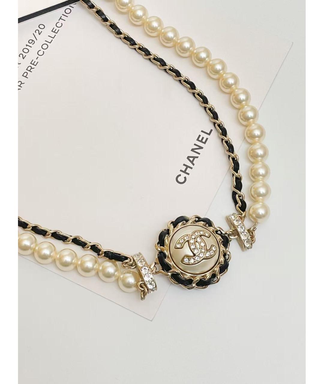CHANEL Золотое колье, фото 3
