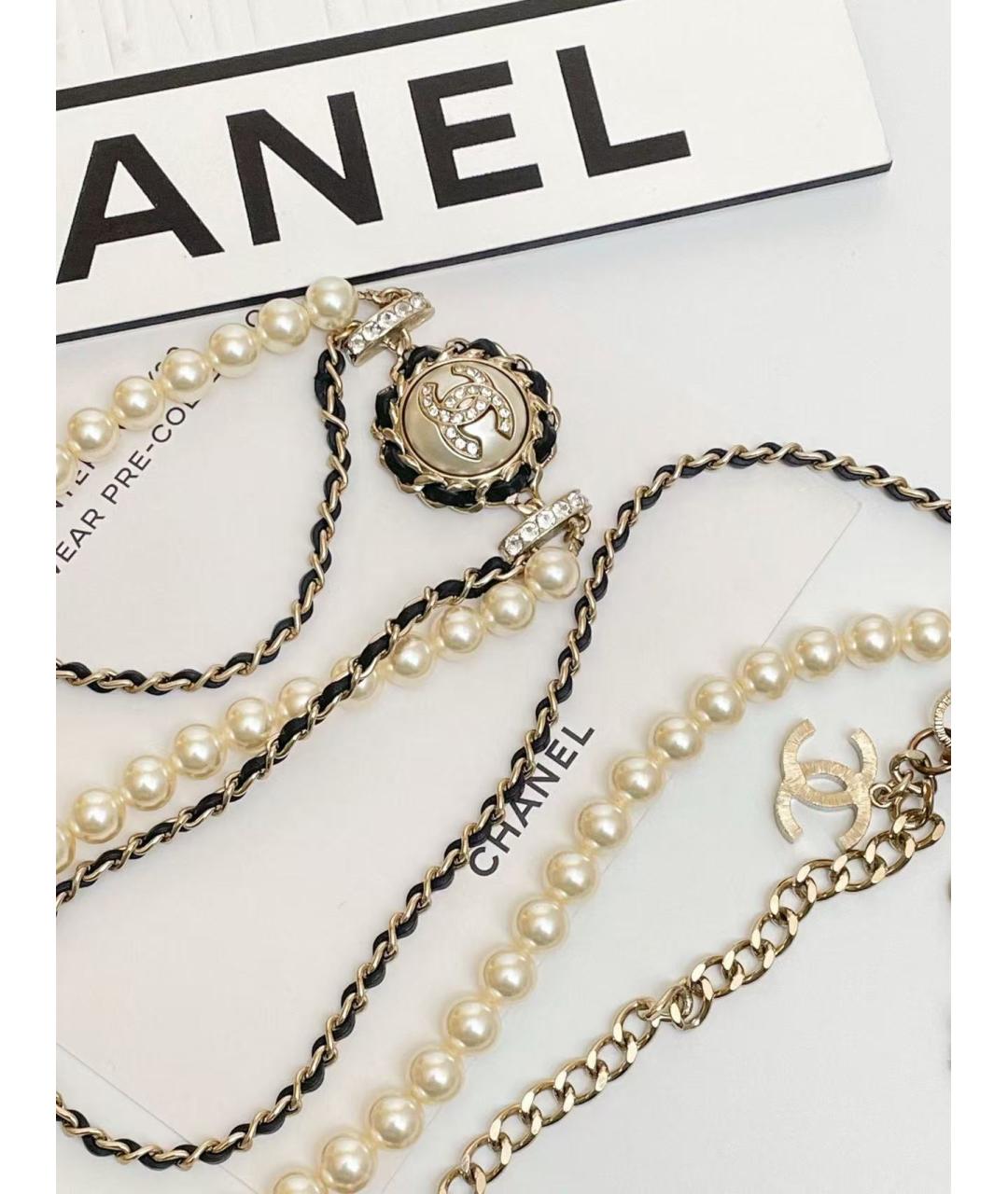 CHANEL Золотое колье, фото 4