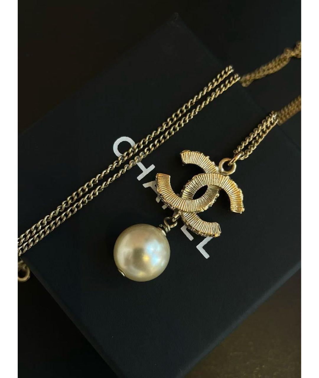 CHANEL Золотое колье, фото 2