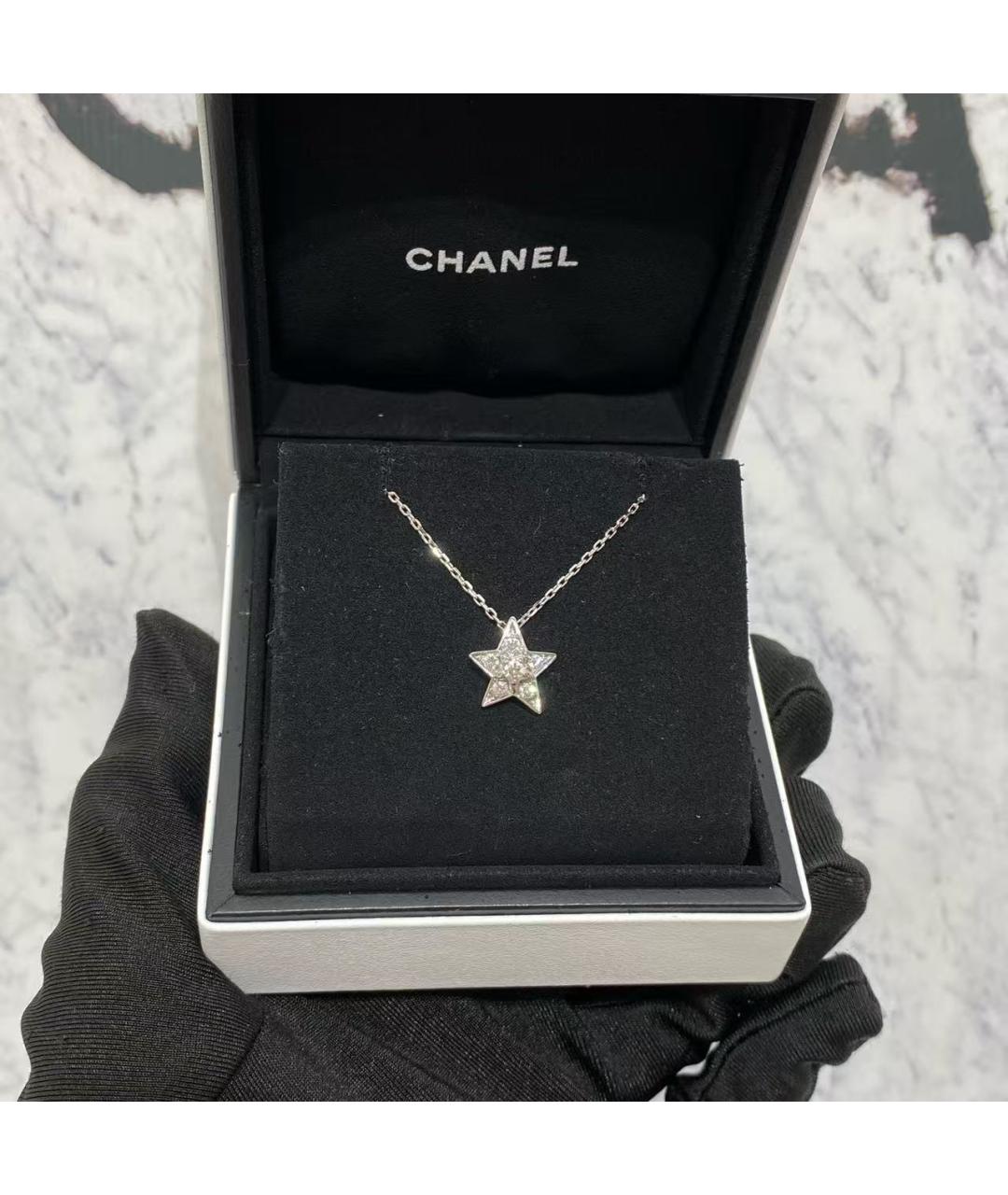 CHANEL Серебряное колье из белого золота, фото 2