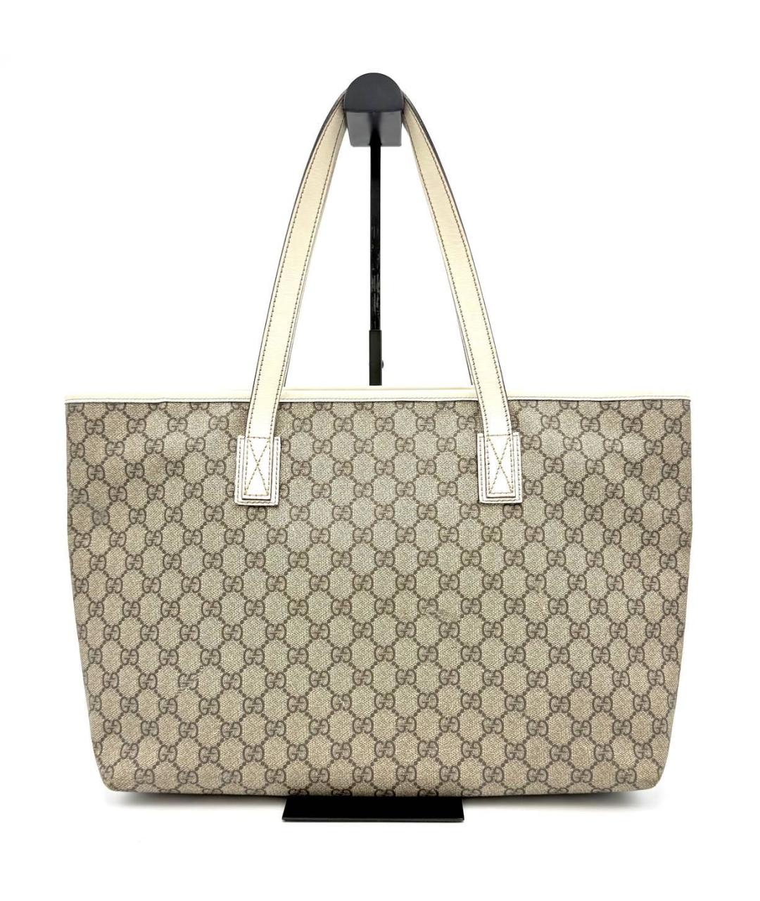 GUCCI Бежевая сумка тоут, фото 4