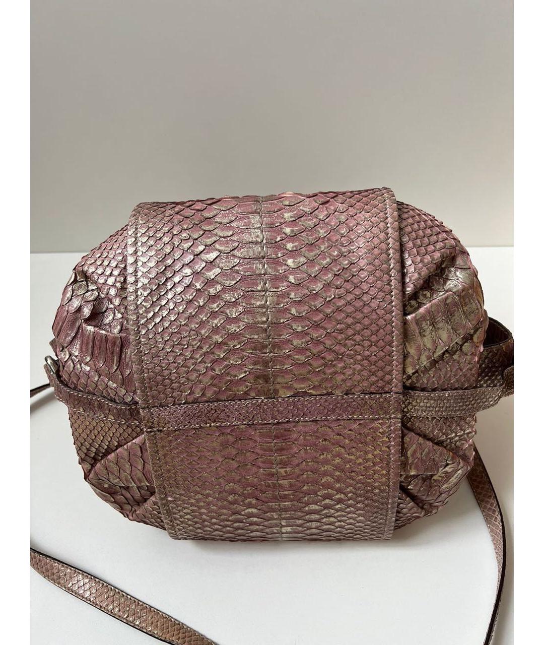 TOD'S Розовая кожаная сумка тоут, фото 3