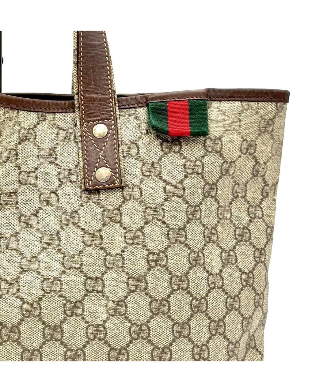 GUCCI Бежевая сумка тоут, фото 2