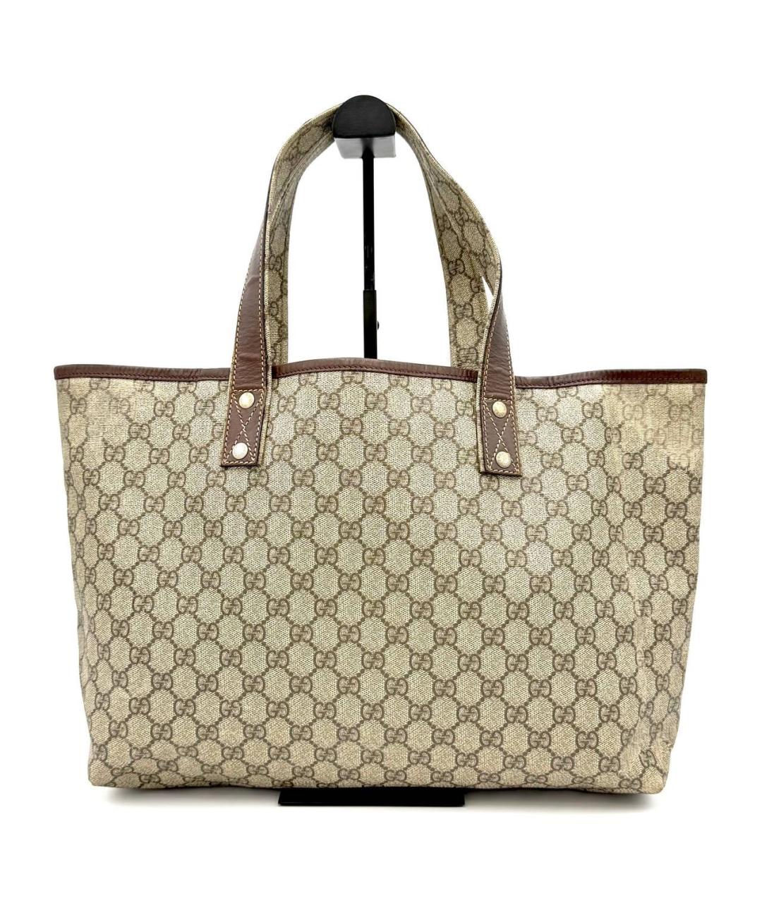 GUCCI Бежевая сумка тоут, фото 4