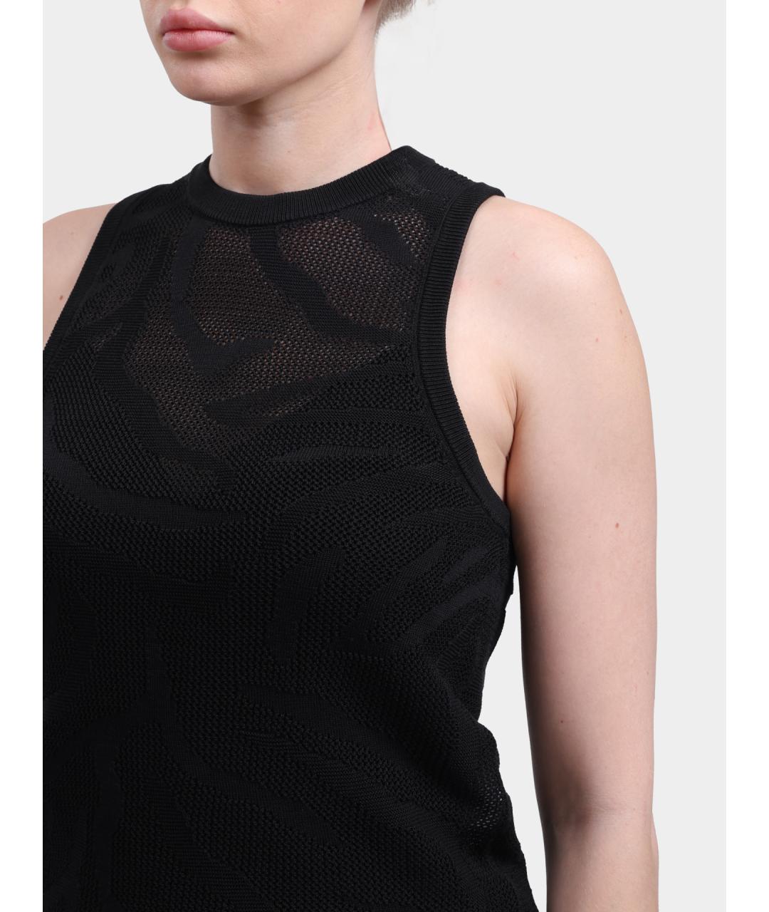 HUGO BOSS Черная майка, фото 4