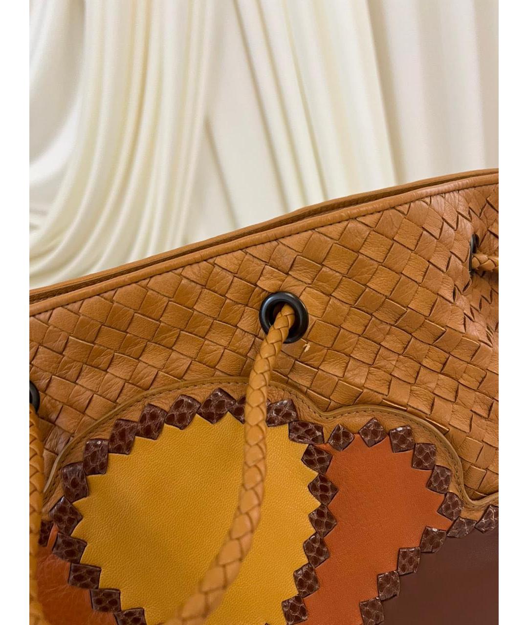BOTTEGA VENETA Коричневая сумка тоут, фото 3