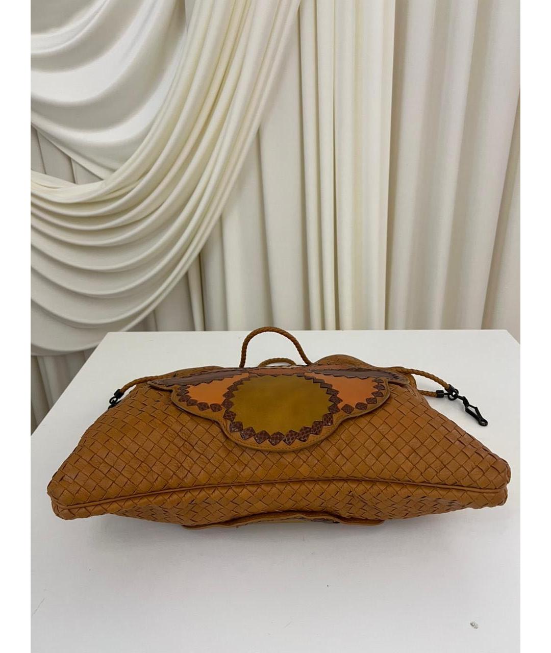 BOTTEGA VENETA Коричневая сумка тоут, фото 5