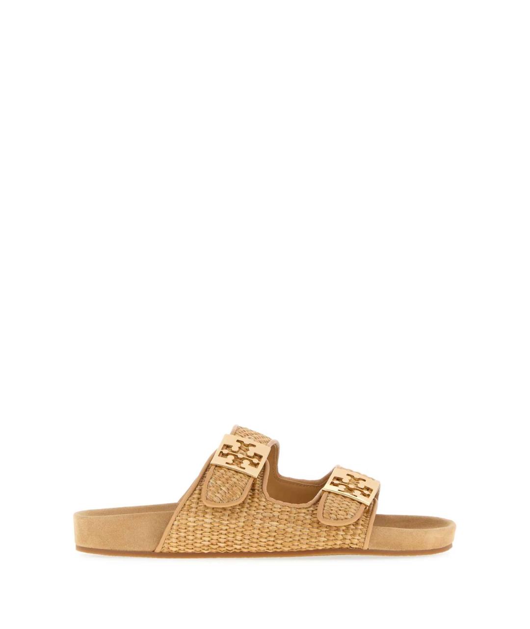 TORY BURCH Бежевые шлепанцы, фото 1