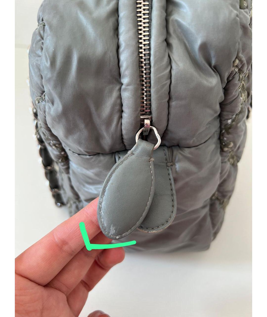 CHANEL Серая сумка тоут, фото 5