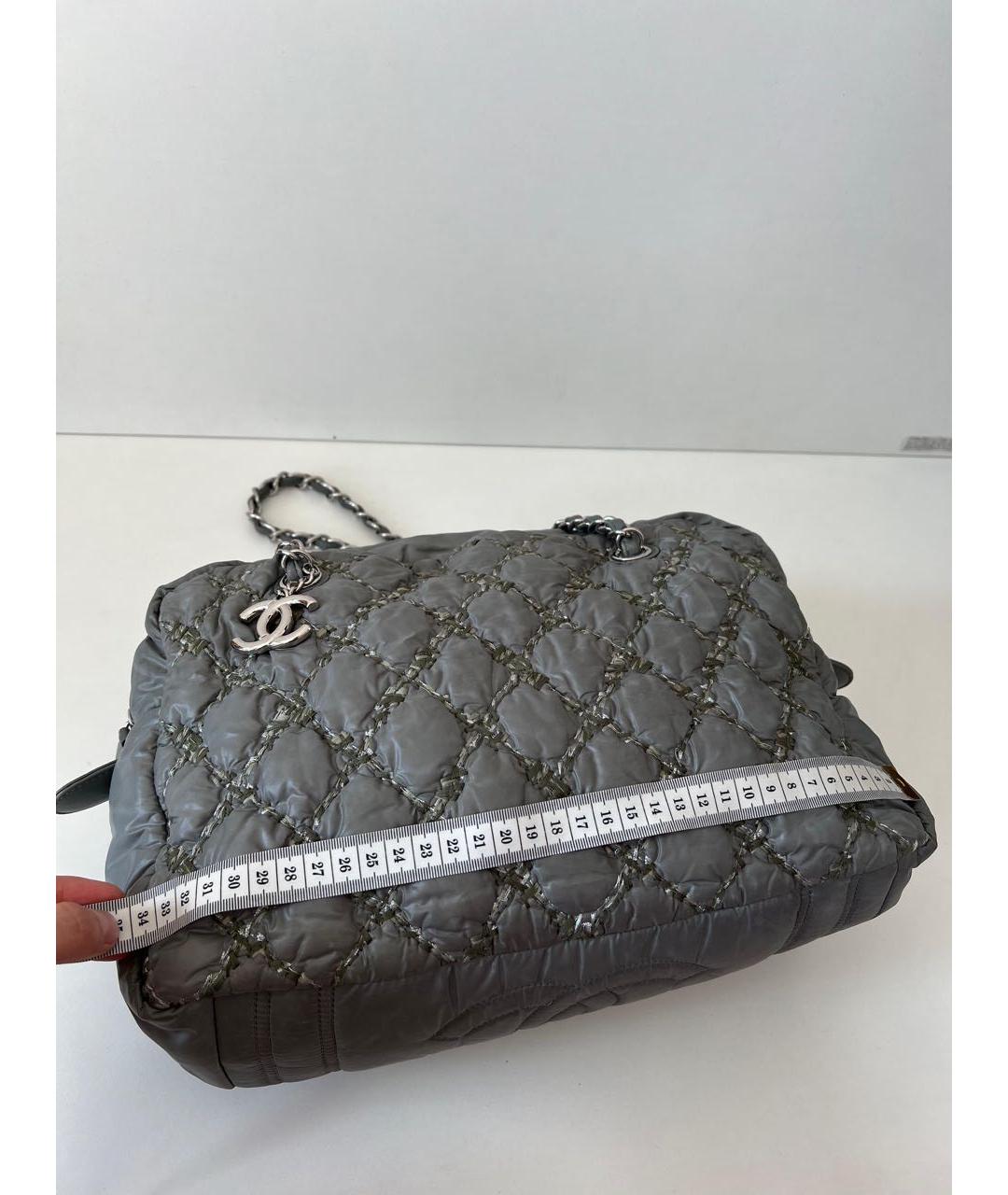 CHANEL Серая сумка тоут, фото 4