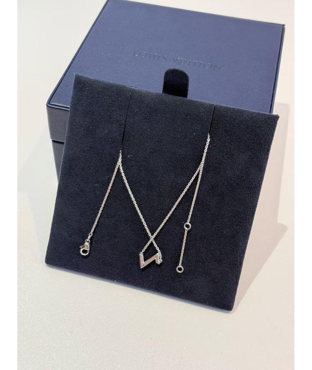 LOUIS VUITTON Серебряное колье, фото 4
