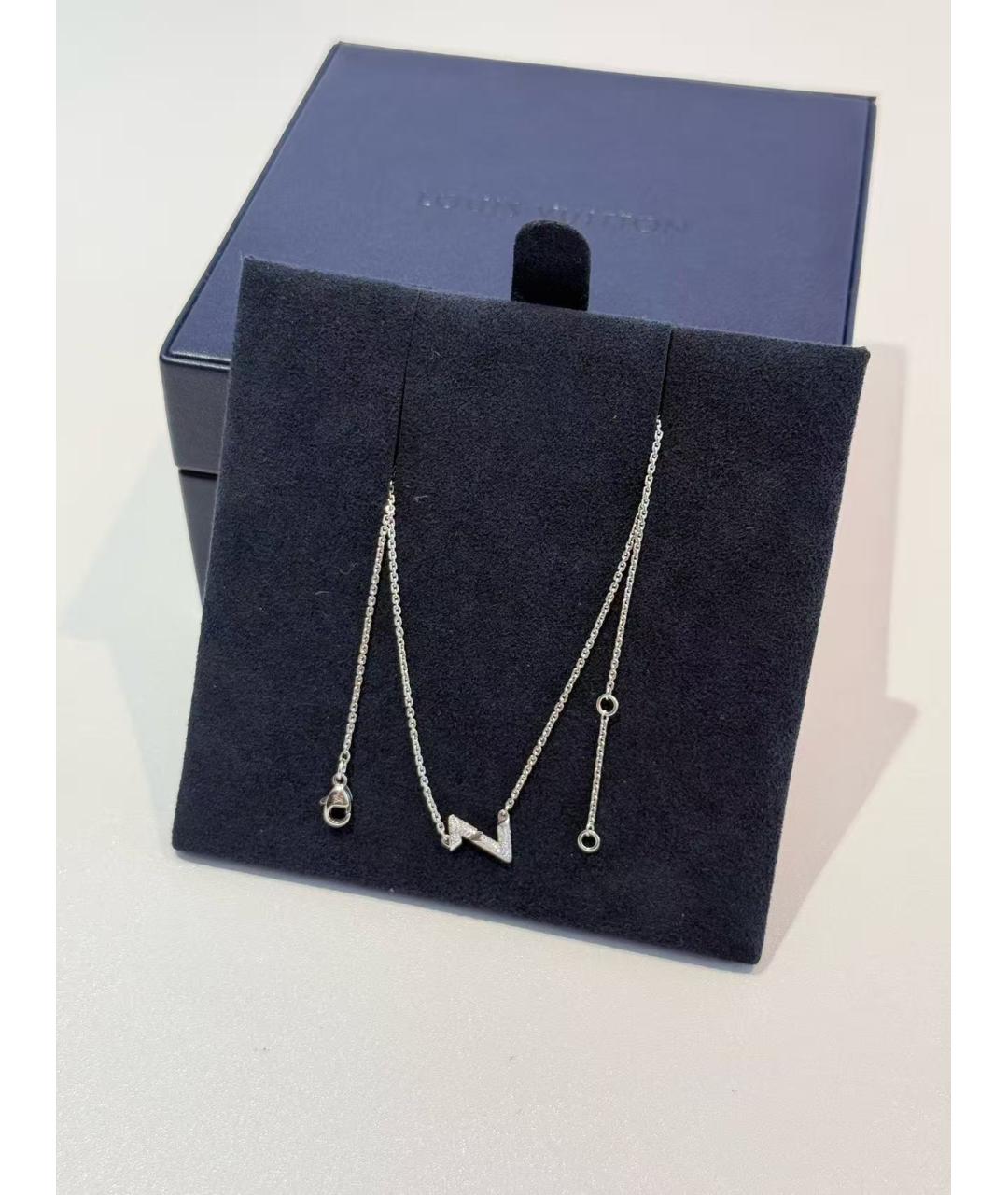 LOUIS VUITTON Серебряное колье, фото 3