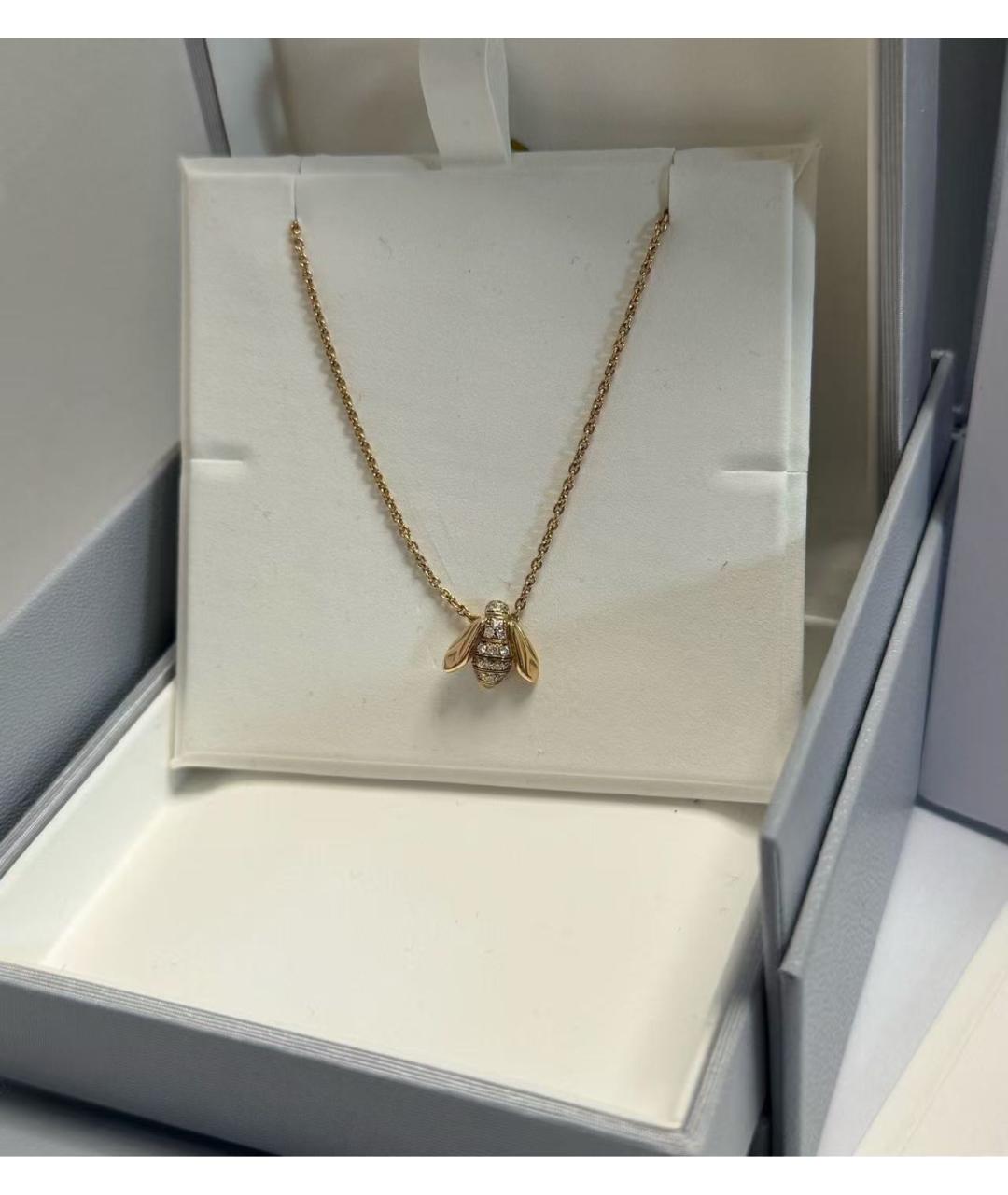 CHRISTIAN DIOR Золотое колье из розового золота, фото 3