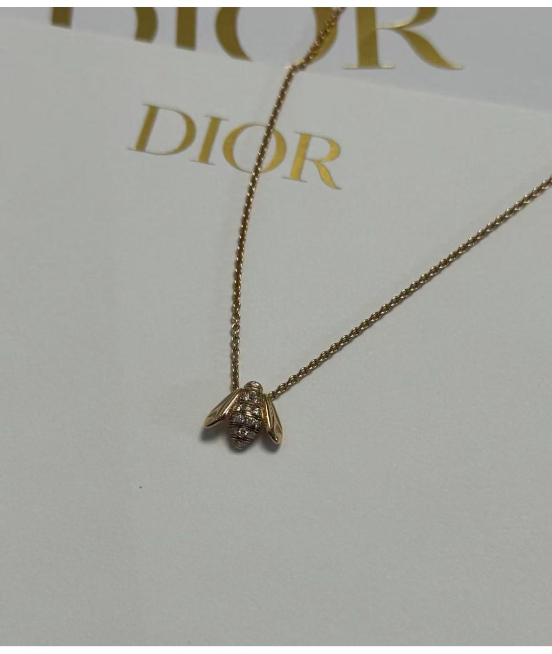 CHRISTIAN DIOR Золотое колье из розового золота, фото 2