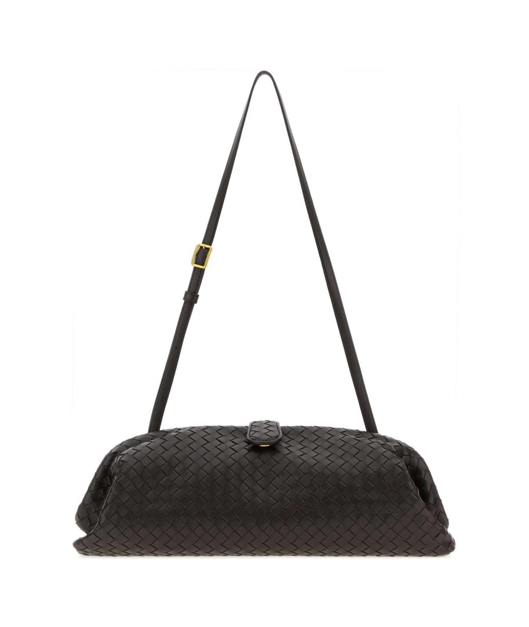 BOTTEGA VENETA Коричневая кожаная сумка через плечо, фото 1