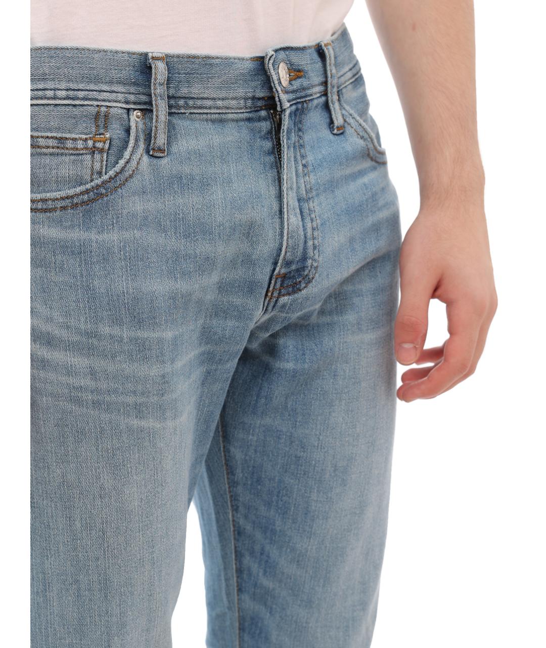 ARMANI EXCHANGE Голубые прямые джинсы, фото 6