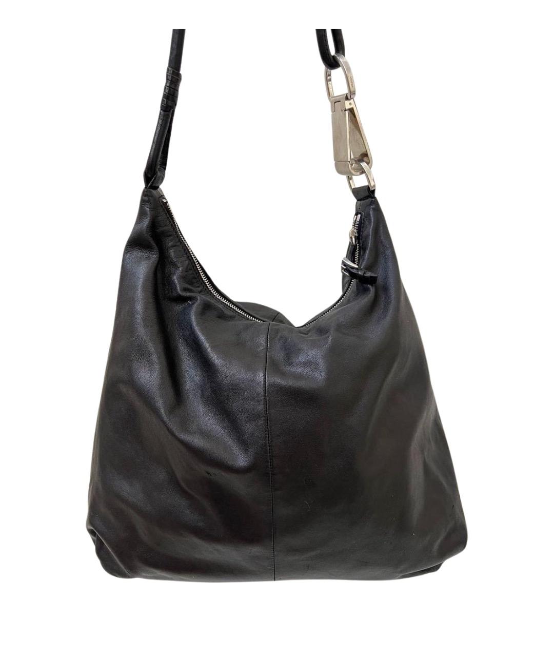 PRADA Черная кожаная сумка тоут, фото 1