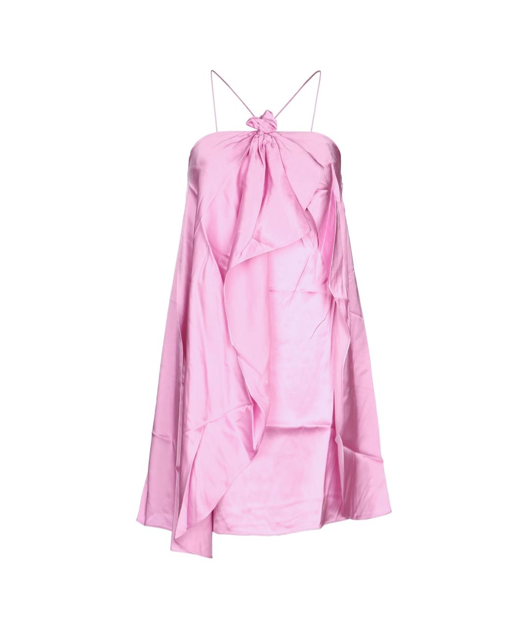 ACNE STUDIOS Розовое коктейльное платье, фото 1