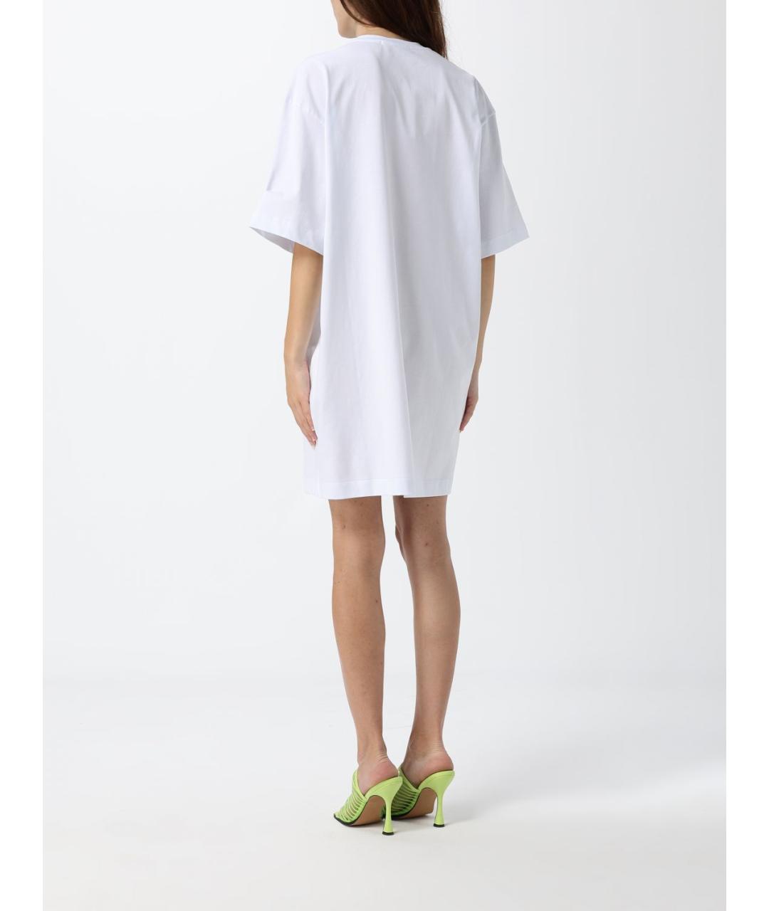 MSGM Белое хлопковое платье, фото 2
