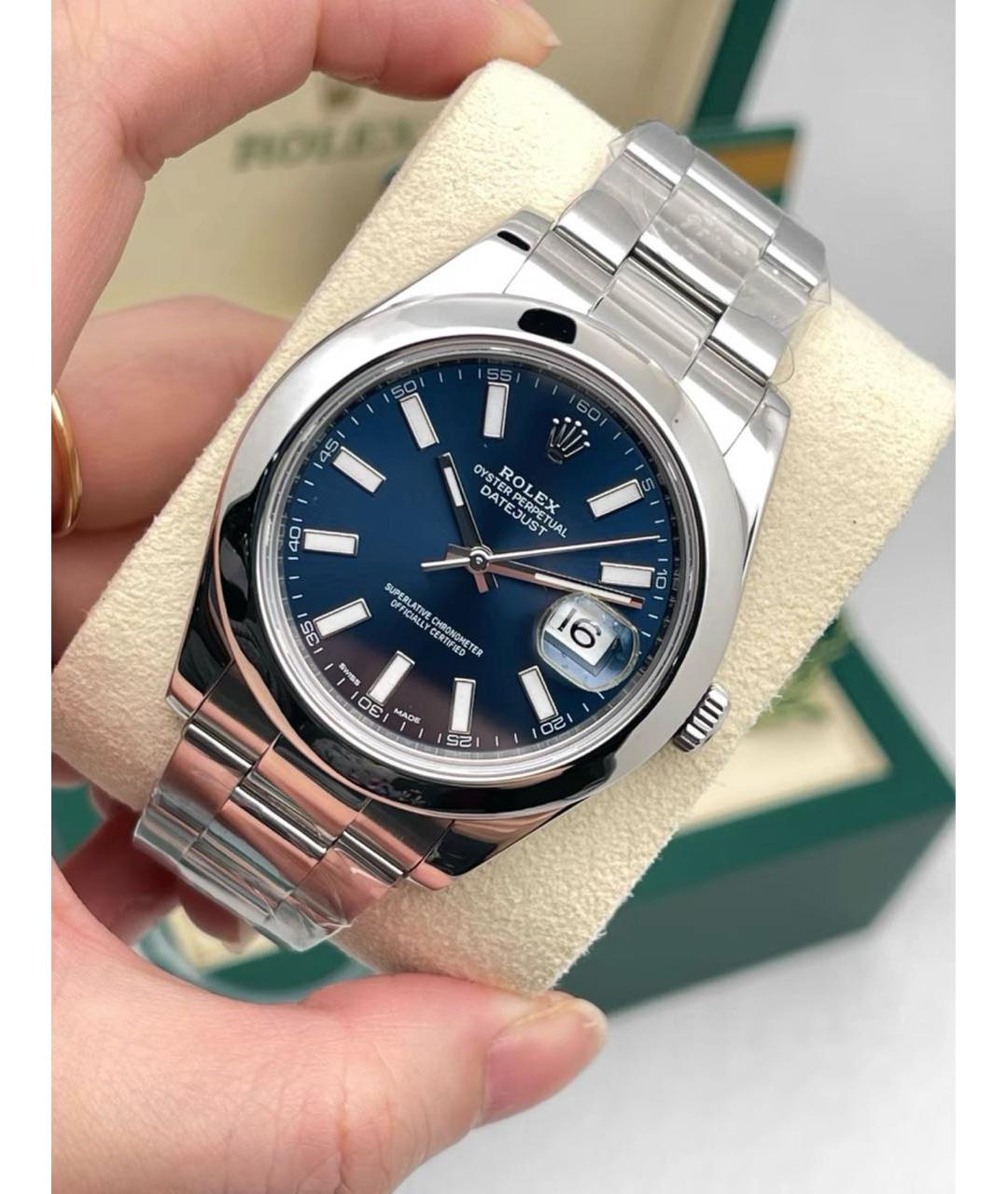 ROLEX Серебряные часы, фото 4