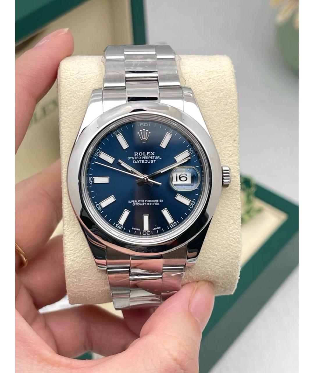 ROLEX Серебряные часы, фото 3
