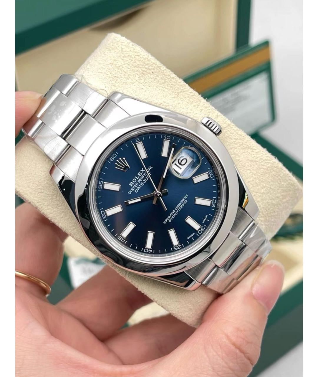 ROLEX Серебряные часы, фото 2