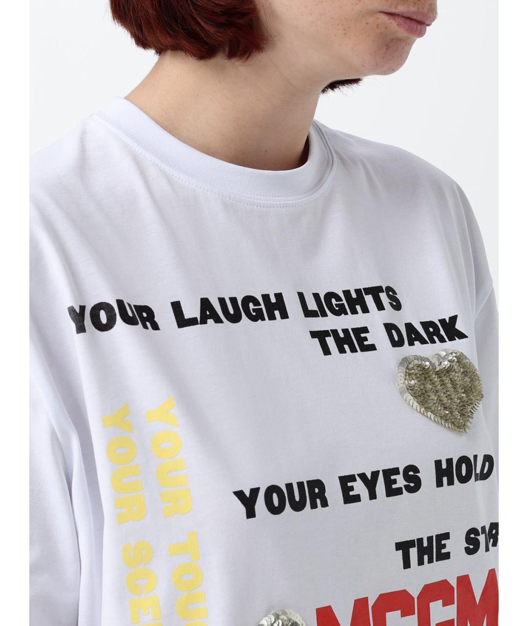 MSGM Мульти хлопковая футболка, фото 3
