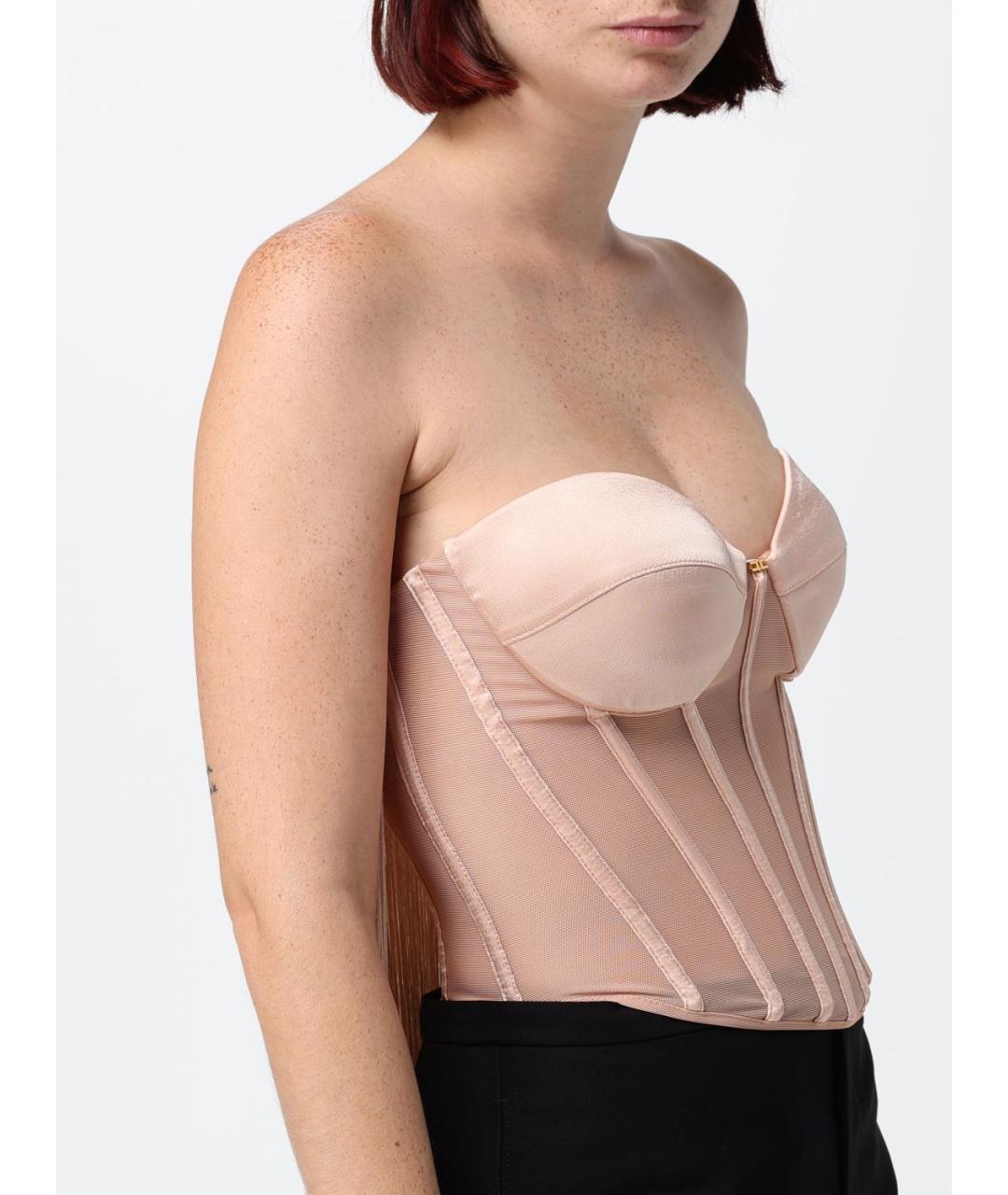 ELISABETTA FRANCHI Бежевый корсеты, фото 3