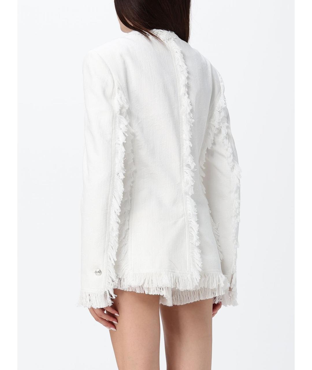 MSGM Белая хлопковая куртка, фото 3
