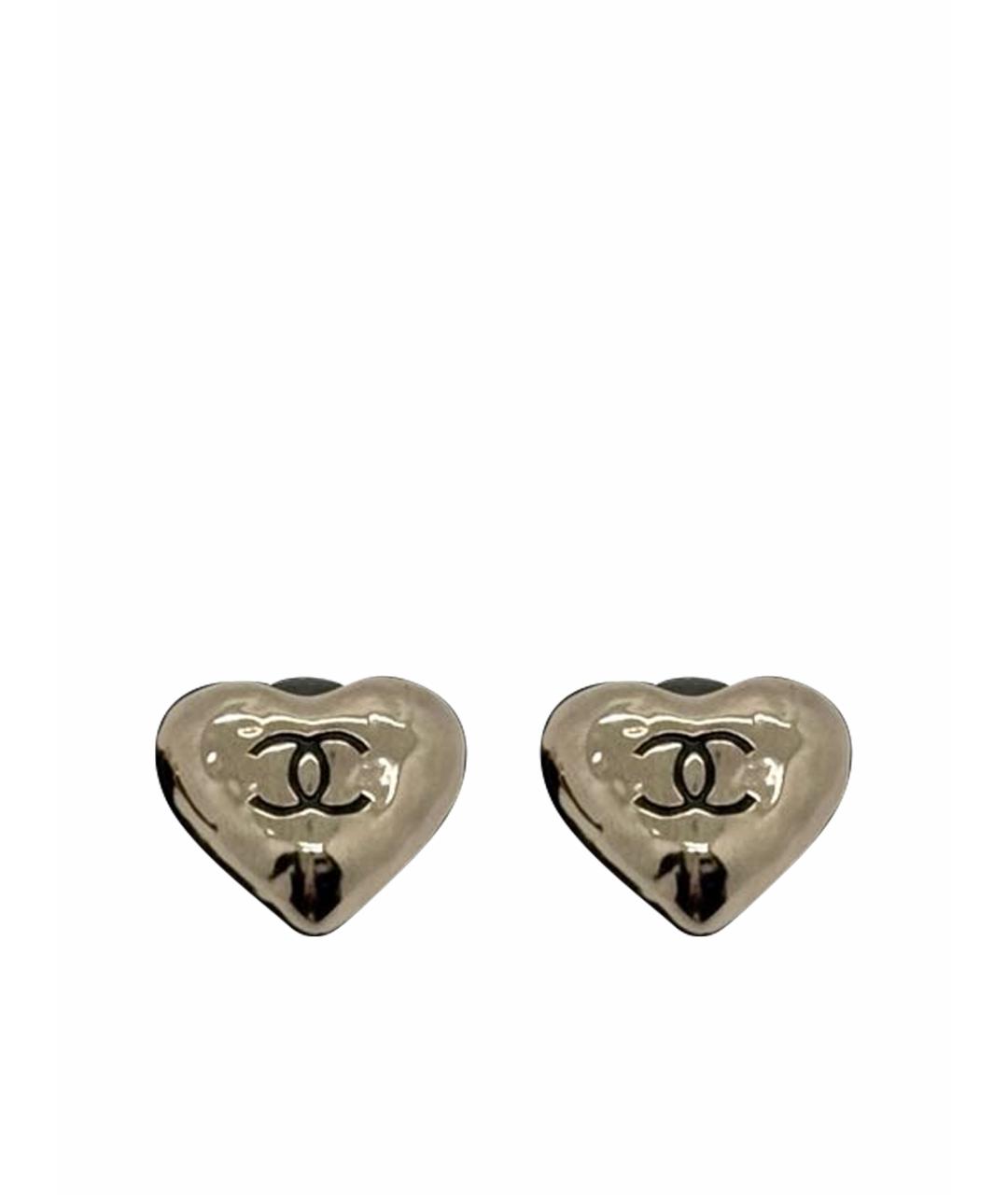 CHANEL Золотые серьги, фото 1