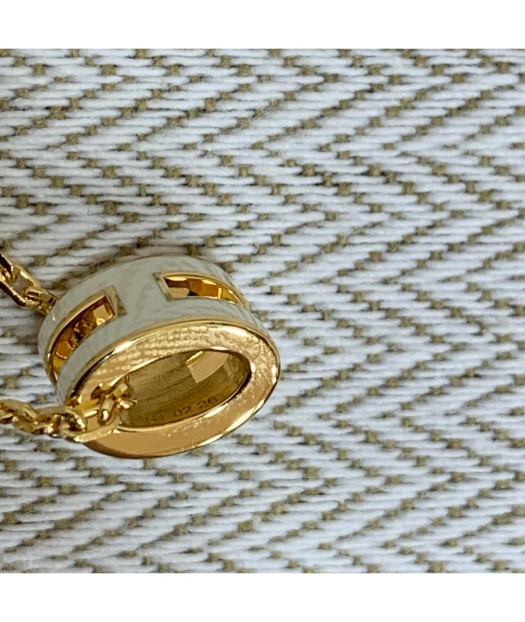 HERMES Золотое колье, фото 3