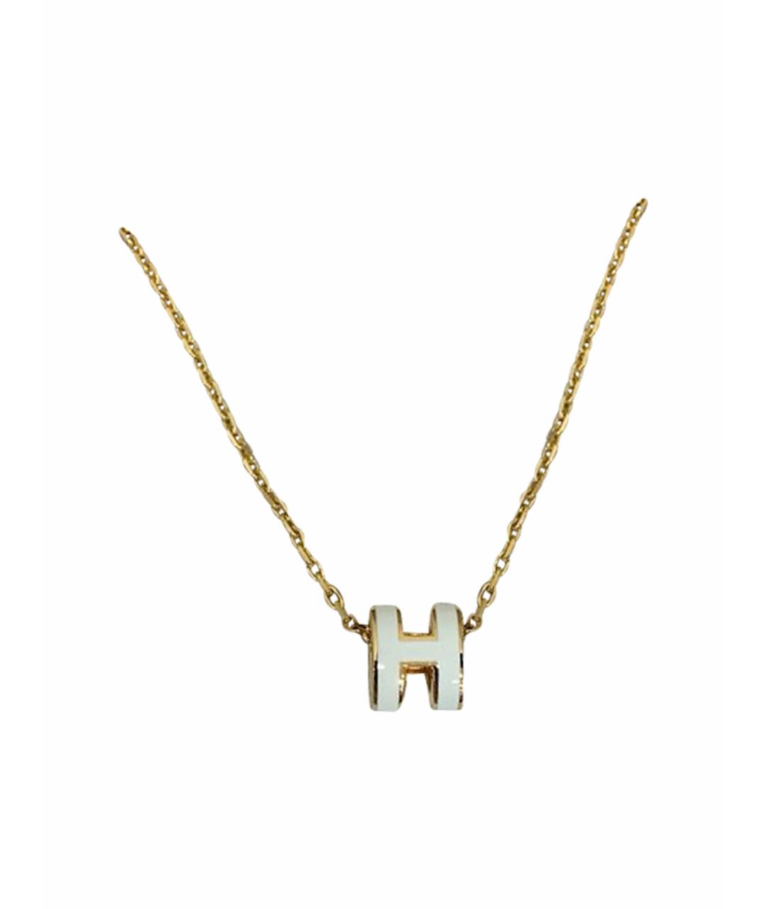 HERMES Золотое колье, фото 1