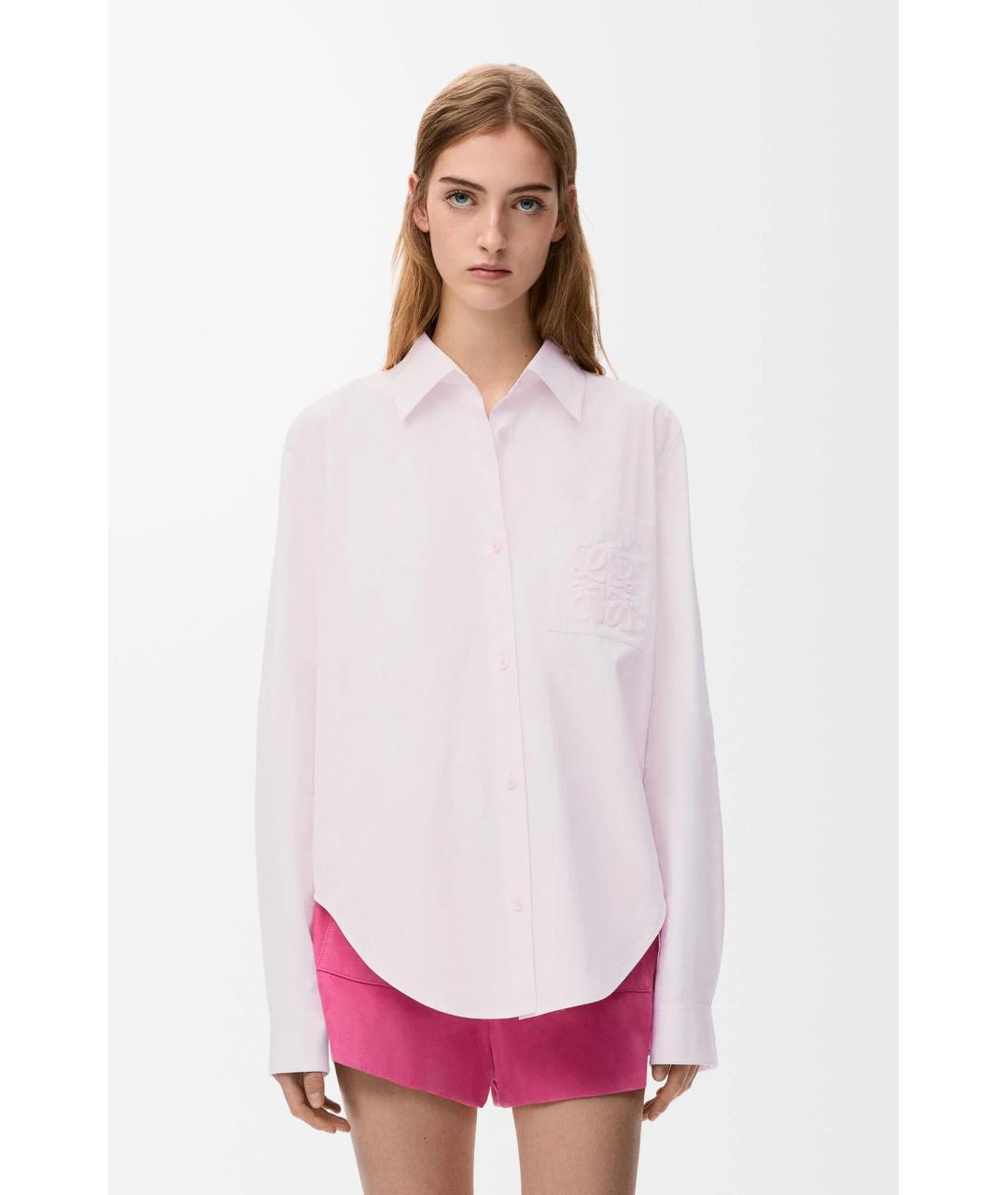 LOEWE Розовая рубашка, фото 3
