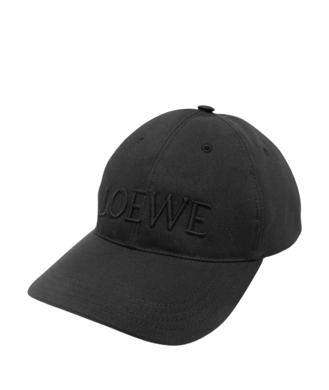 LOEWE Черная кепка, фото 1