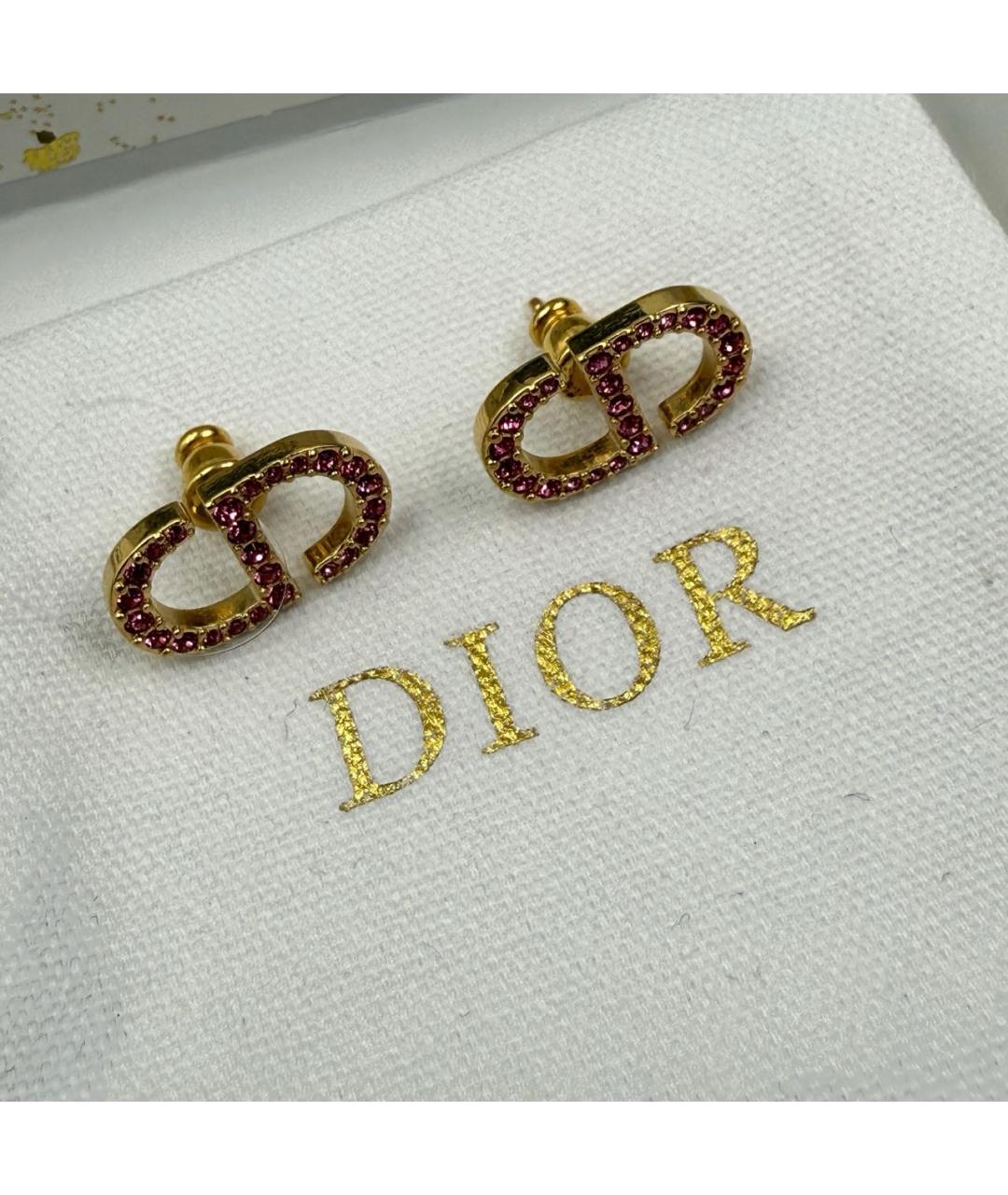 CHRISTIAN DIOR Золотые серьги, фото 4
