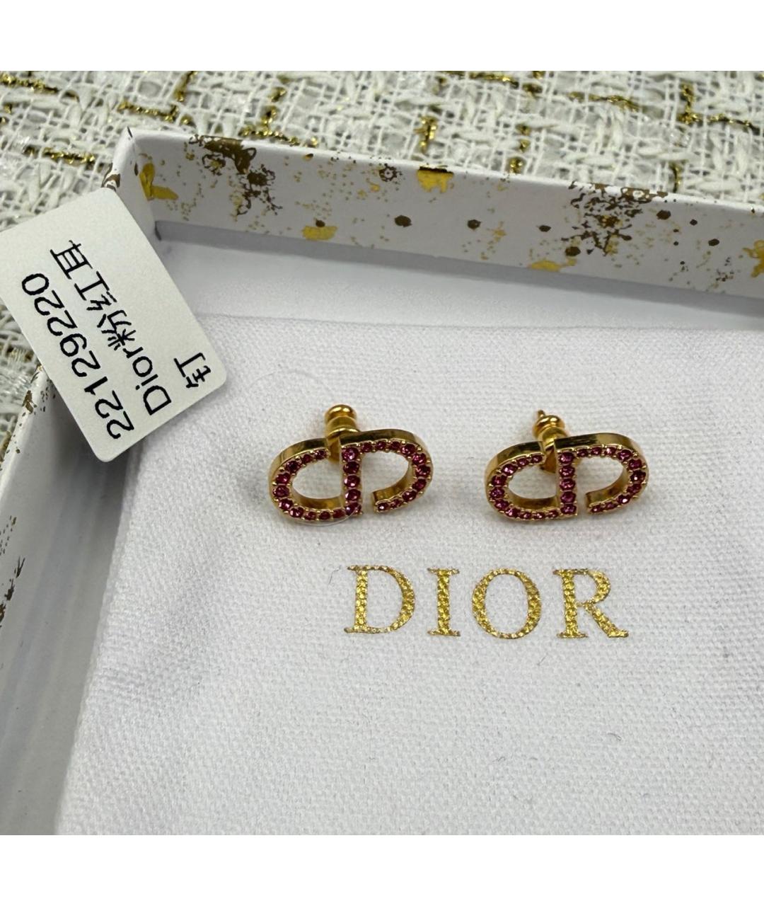 CHRISTIAN DIOR Золотые серьги, фото 3