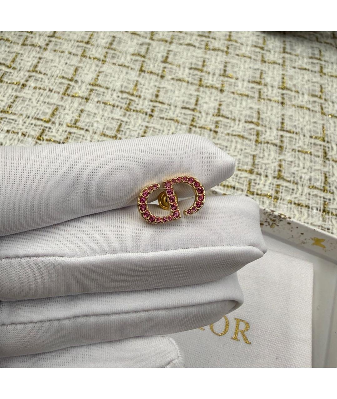 CHRISTIAN DIOR Золотые серьги, фото 2
