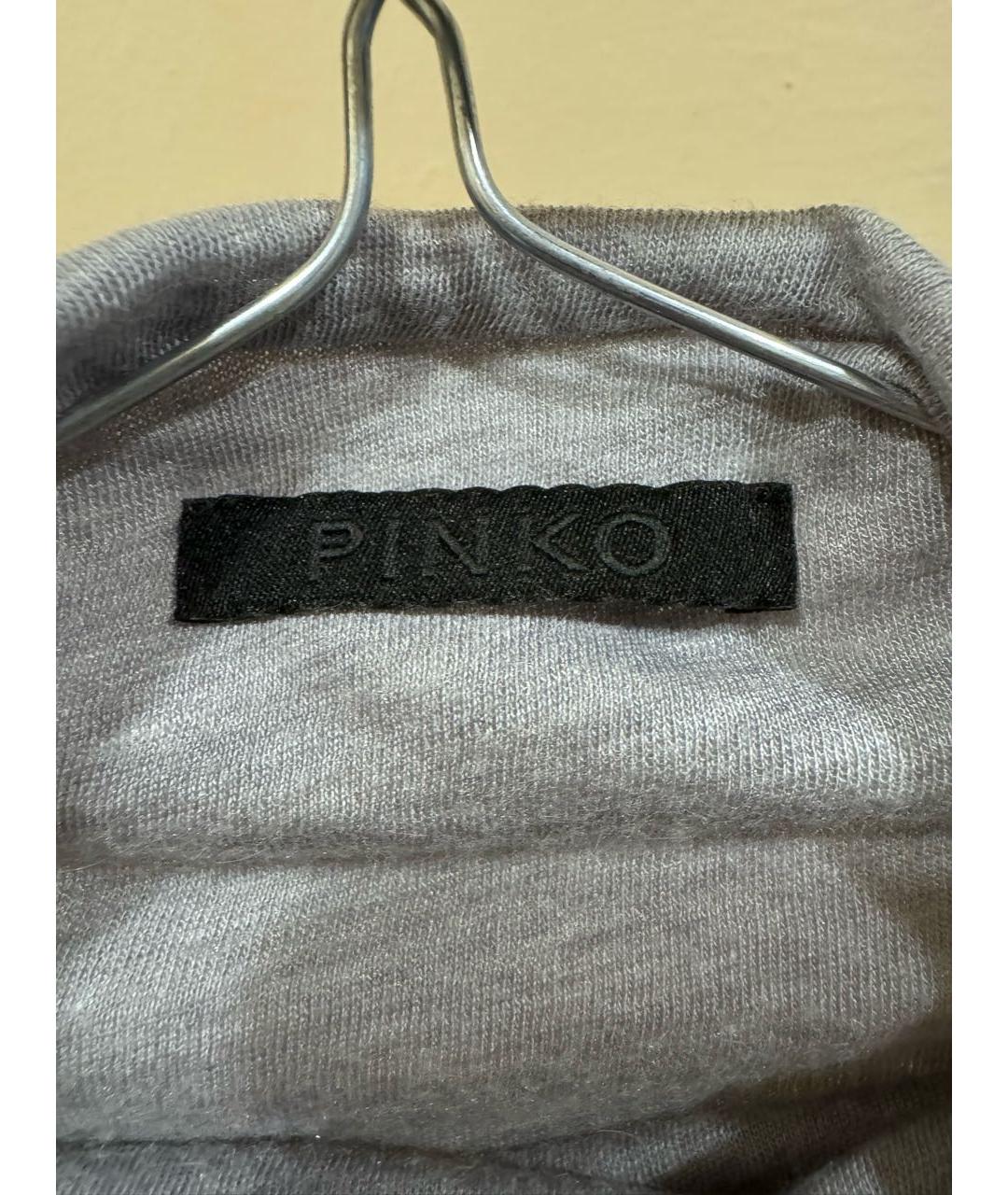 PINKO Серая водолазка, фото 4