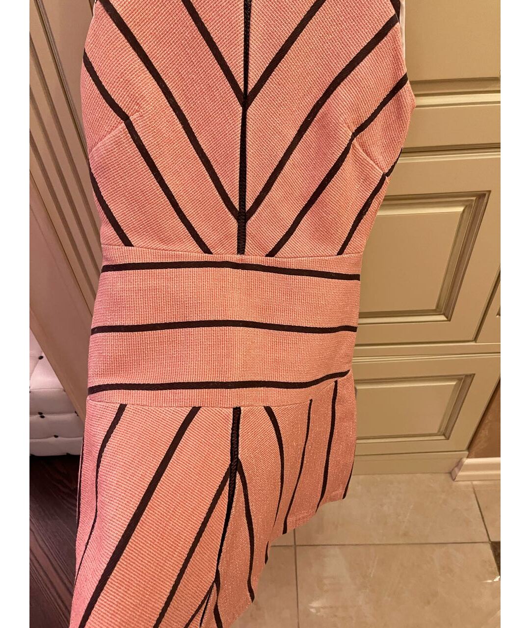 SANDRO Розовое полиэстеровое платье, фото 2