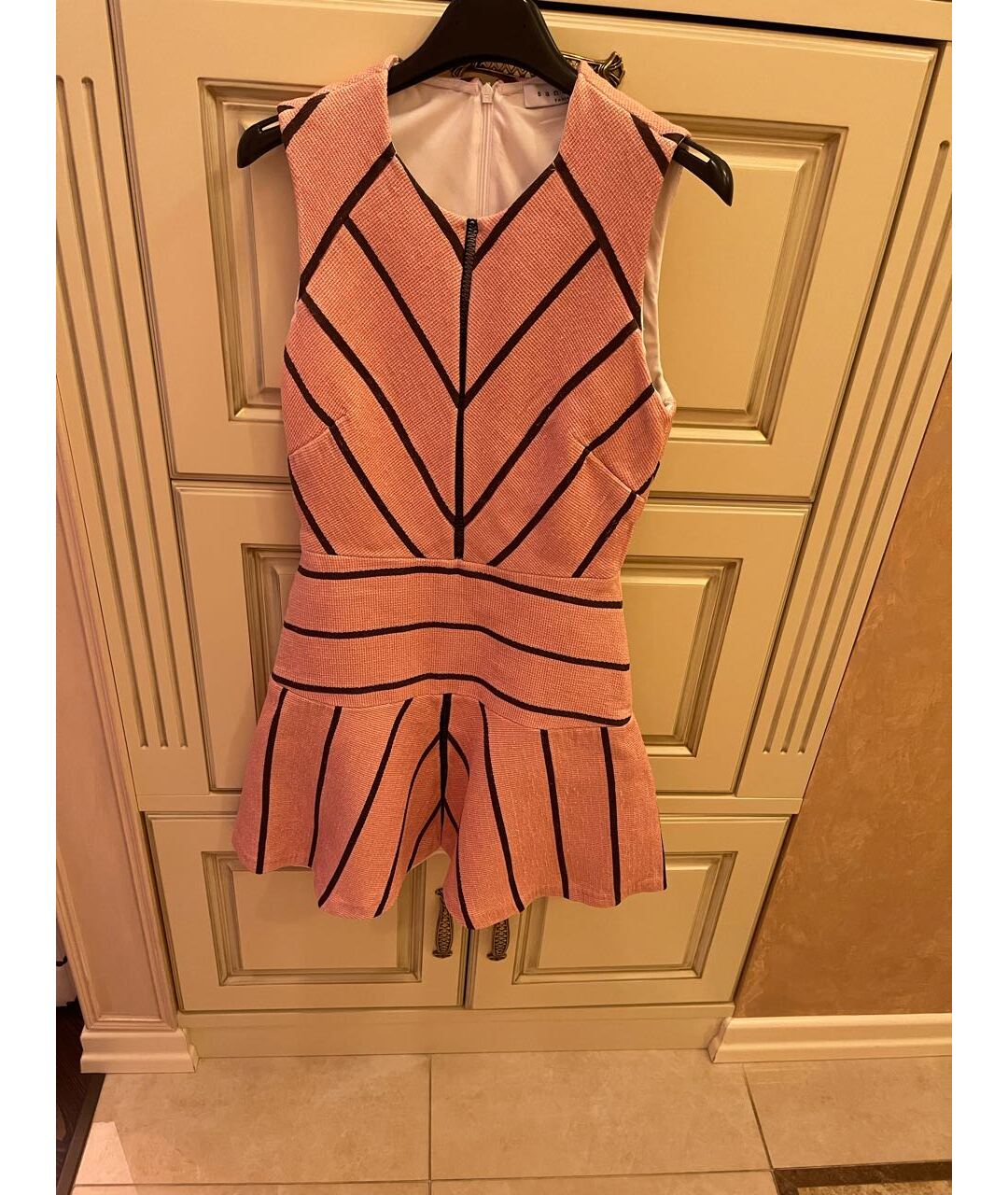 SANDRO Розовое полиэстеровое платье, фото 7