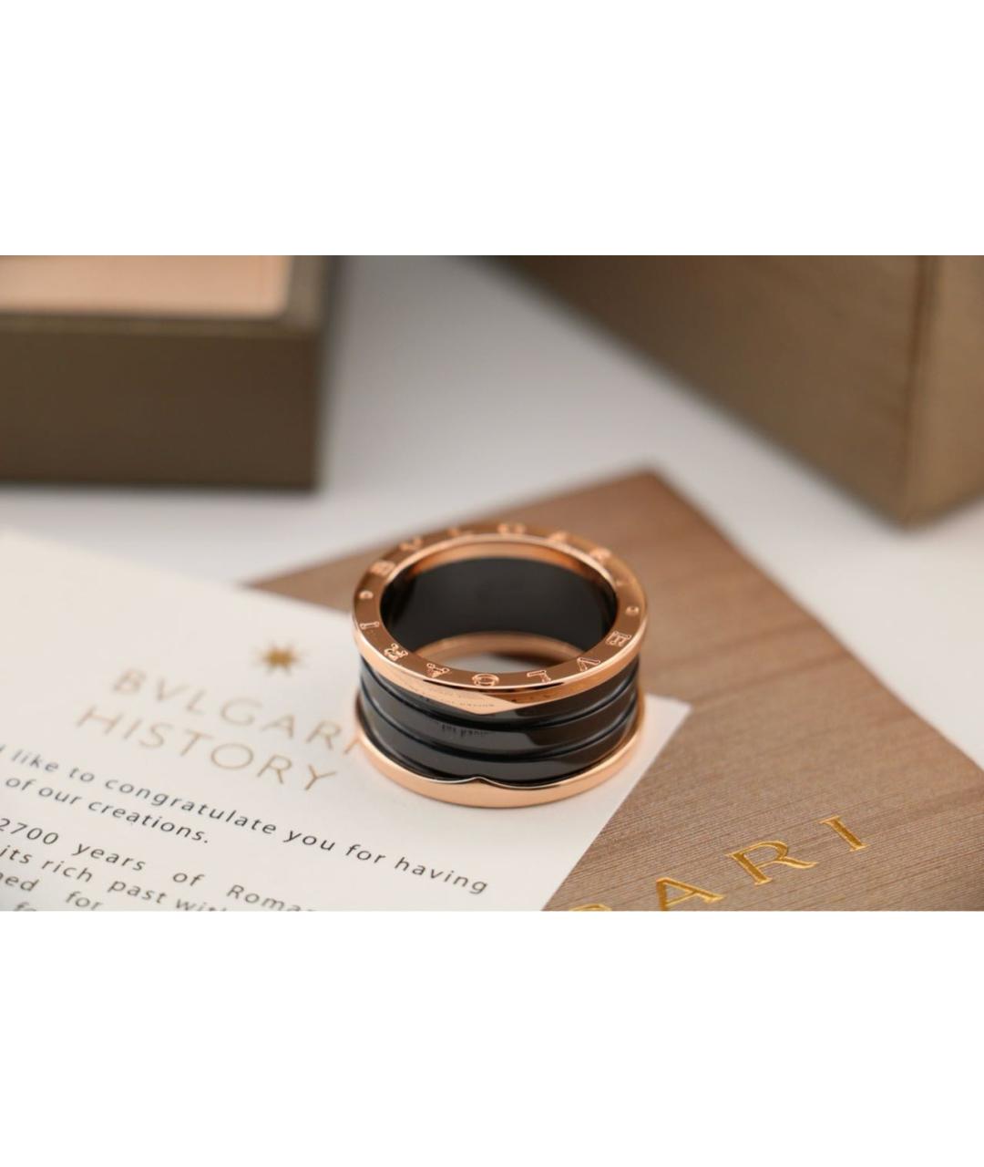 BVLGARI Золотое кольцо из розового золота, фото 3