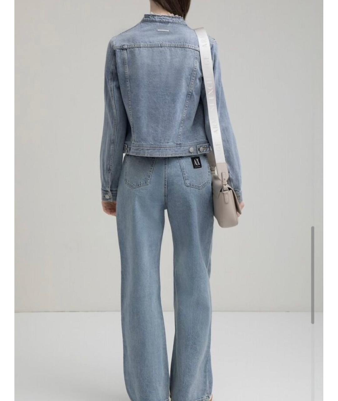 ARMANI EXCHANGE Синяя деним куртка, фото 6