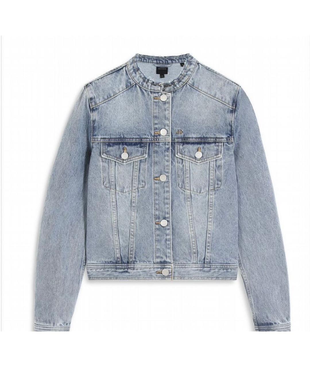 ARMANI EXCHANGE Синяя деним куртка, фото 7
